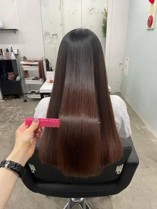 ロング カラー 🧡艶髪ちゅるん髪 🫧🧡YUKI❄️のヘアスタイル