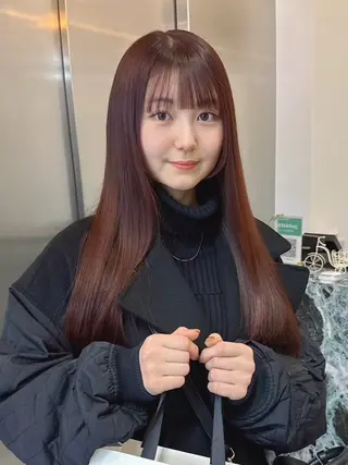 ロング 韓国/ワンホンヘア 髪質改善/MaCoのヘアスタイル