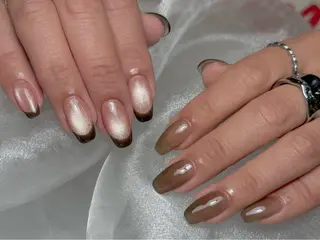 ネイル 🤎🧸 Aya 🧸🤎のネイルデザイン