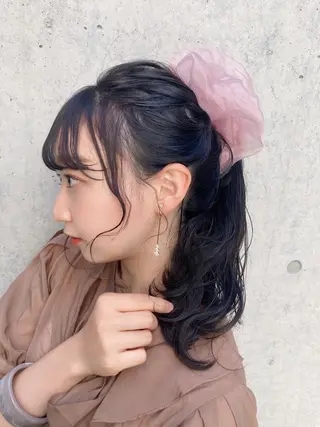 ロング カラー ヘアアレンジ ☁️hinako☁️ 1HAVANAのヘアスタイル