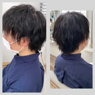 パーマ メンズ 佐藤 沙也輝のヘアスタイル
