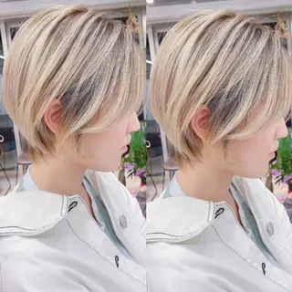 ショート カラー 🧡ショートの達人 🧡SHOのヘアスタイル
