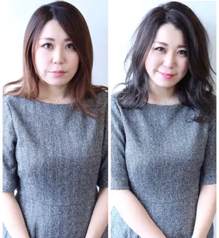 ミディアム 松本 俊樹のヘアスタイル