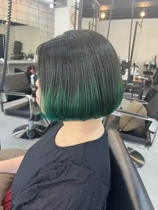 ショート カラー sai x所属・奥秋 理紗　sai xのヘアスタイル