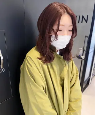 ミディアム カラー マンツーマン半個室 tamuraのヘアスタイル