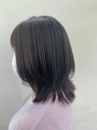 ミディアム デジタルパーマ🫧 韓国風ヘア🫧サクラのヘアスタイル