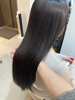 ロング ✨色持ちの良い艶 カラー✨蟹江真世のヘアスタイル