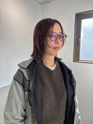 ミディアム カラー Takuma Suzuki中目黒のヘアスタイル