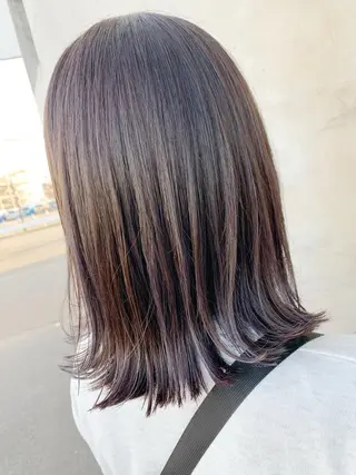 ミディアム カラー Rapt.HAIR 中村 知里のヘアスタイル