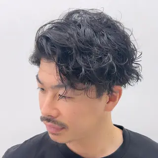 パーマ メンズ シャドウパーマ/ メンズ/KENTAのヘアスタイル