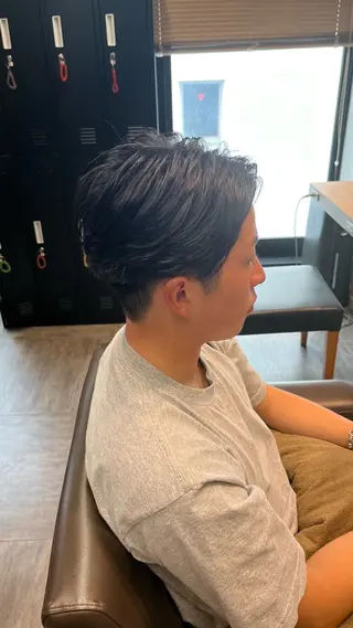 メンズ メンズカット パーマ飯野友喜のヘアスタイル