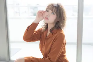 ミディアム カラー 小野 和摩のヘアスタイル