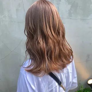 ロング カラー leben serikaのヘアスタイル
