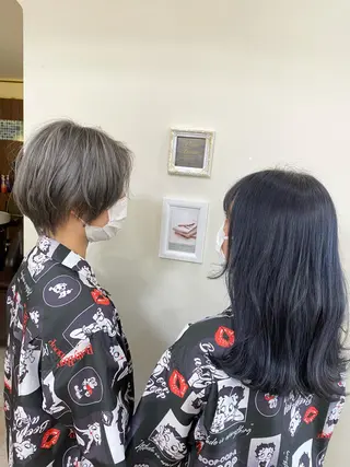 カラー SALOWIN栄 高須大貴のヘアスタイル