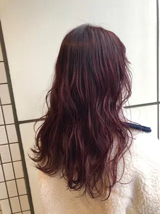 ロング カラー ベージュカラー🧸 伊藤なつみのヘアスタイル
