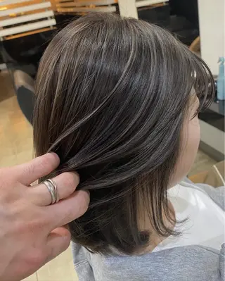 ショート カラー ヘアアレンジ 烏山 達也のヘアスタイル