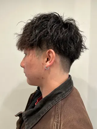 パーマ メンズ 奈良 優輝のヘアスタイル