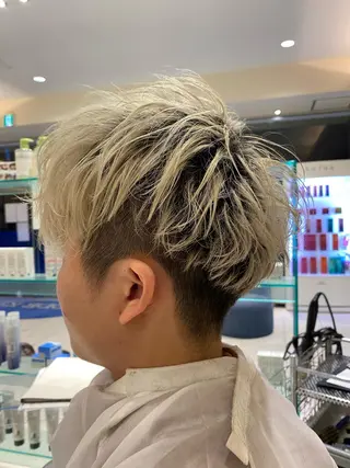 メンズ メンズパーマ 副店長ユウタのヘアスタイル