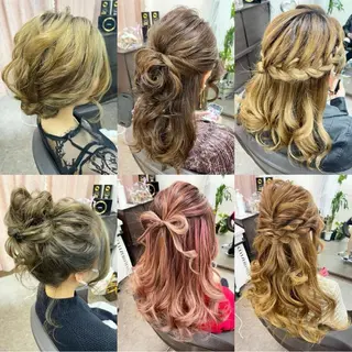 ミディアム ヘアアレンジ キッズ 池田 景子のヘアスタイル