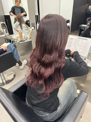 ロング カラー ハイトーン/エクステ /韓国ヘアKENTAのヘアスタイル