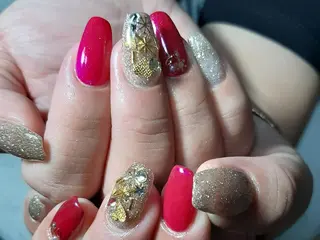 ネイル セミロング ネイリスト やましたのネイルデザイン