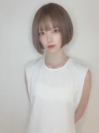 ショート カラー なりたいが叶う ながしまじゅんきのヘアスタイル