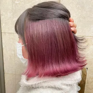 ミディアム カラー ゆう🫧 透明感/ハイトーンのヘアスタイル