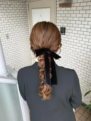 セミロング ヘアアレンジ 褒められヘアメイク /‎ボブ女子🐶みおのその他イメージ
