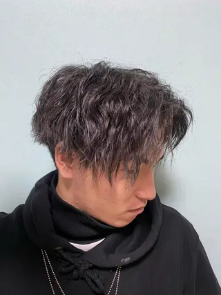 パーマ メンズ指名数No.1 鐸木桜子のヘアスタイル