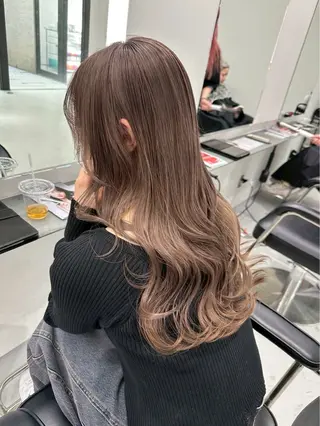 ロング カラー カラーモデル募集中 /新潟万代/かこ🩵のヘアスタイル