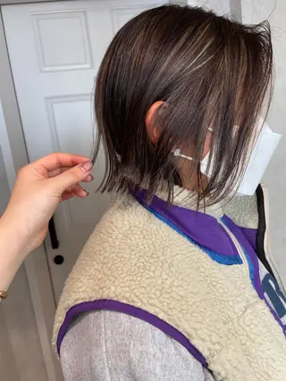 ショート カラー ナチュラル透明感🌱 小山美樹子のヘアスタイル