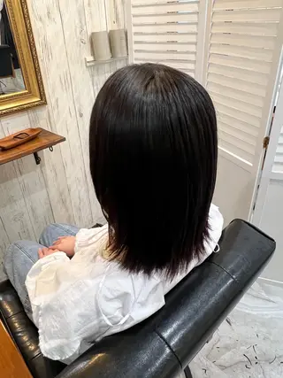 ミディアム カラー 🎀𝑹𝑰𝑲𝑶 🎀【福島・梅田】のヘアスタイル