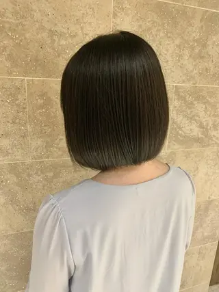 ミディアム カラー ヘアアレンジ 骨格別小顔カット/ 顔周りカット/金井のヘアスタイル