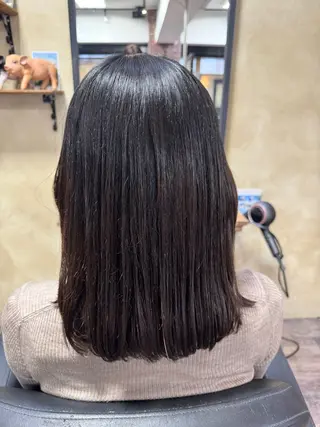 セミロング absolute所属・艶カラー🎀 YUUKAのヘアスタイル