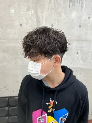 ショート パーマ メンズ Yui/ショート /シャドウパーマのヘアスタイル