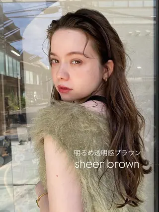 ロング カラー Marina/表参道 /ヘアセット/暖色のヘアスタイル