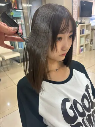 セミロング 🎀佐々木 想来🎀のヘアスタイル