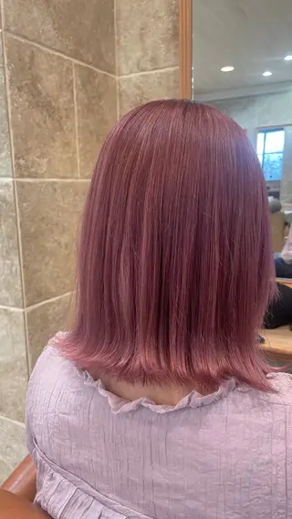 ミディアム 松田 唯叶のヘアスタイル