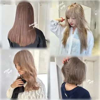 カラー 可愛いベージュ作る 美容師/あかね🧸のヘアスタイル