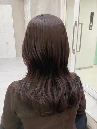 ミディアム カラー ヘアアレンジ 赤み消し🫧韓国ヘア 🫧藤岡誠也のヘアスタイル