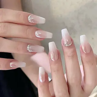 ネイル By moonネイル 🌷ワンホン/韓国風のネイルデザイン