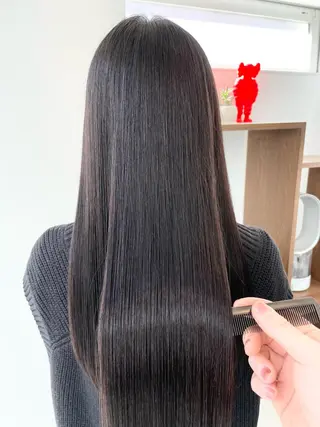 セミロング カラー スズキジュンペイ 銀座/髪質改善のヘアスタイル