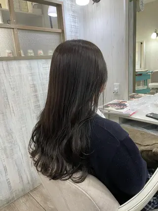 ロング ネモトメイナ🌿 今月末で退職しますのヘアスタイル