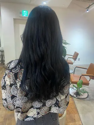 カラー 🖤海外風デザイン カラー🖤/りんのヘアスタイル