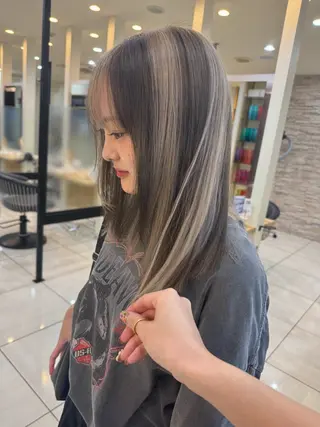 ミディアム カラー Seeknext // Rukaのヘアスタイル