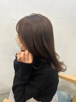 ロング カラー ヘアアレンジ hazuki🐈⬛ 透明感カラーのヘアスタイル