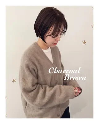 ショート カラー 市川 千夏のヘアスタイル