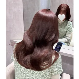 セミロング カラー miyu /トレンド カラー×艶髪のヘアスタイル