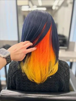 セミロング カラー 透明感カラー特化🫧 ADLLA.栗原🦋のヘアスタイル