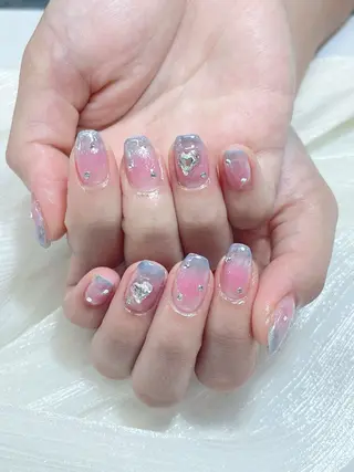 ネイル candy nail 韓国風ワンホンネイルのネイルデザイン